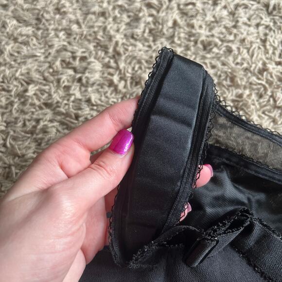 NWT! Playtex 18 Hour Black Wirefree Bra with shoulder Comfort Size 38D - Picture 4 of 7